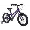 Vélo enfant 16" Ridgeback Melody (3-6 ans) violet vue latérale