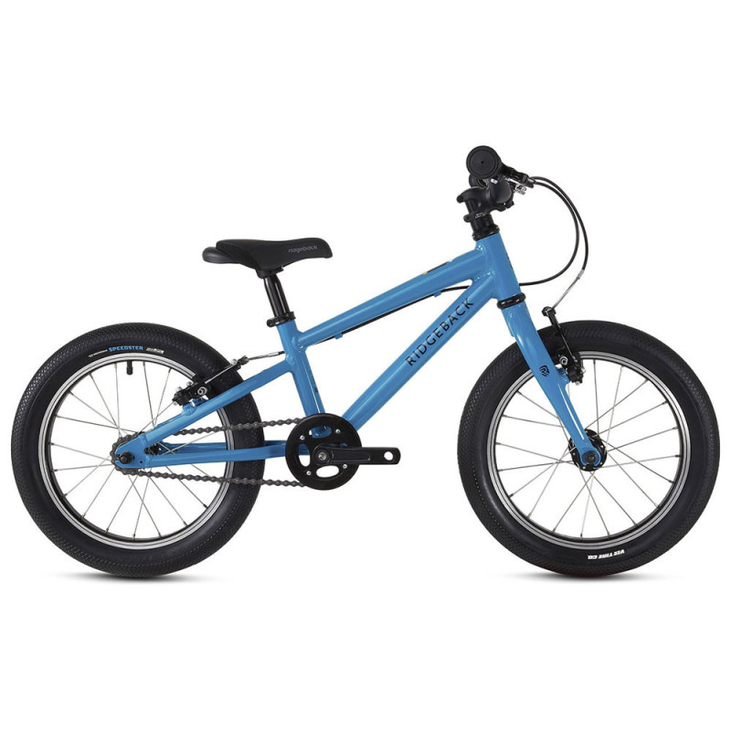 Vélo enfant 16" Ridgeback Dimension 16 (3-6 ans) bleu vue latérale