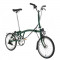 Vélo pliant Brompton type M 6 vitesses racing green