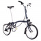 Vélo pliant Brompton type H 6 vitesses noir