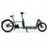 Vélo cargo électrique Carqon Flatbed vert