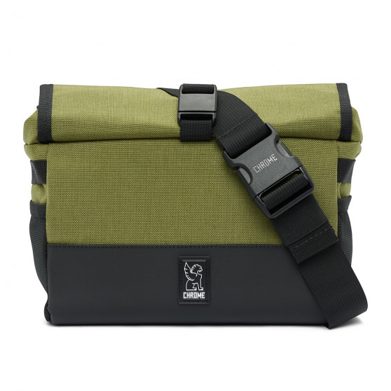 Sacoche Chrome Doubletrack Handlebar Sling olive branch