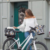 Panier vélo avant KlickFix Bikebasket bleu spots navy
