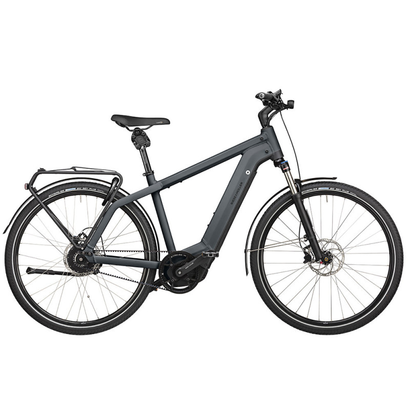 VTC électrique Riese & Müller Charger 3 Vario gris diamant