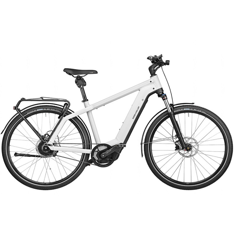 VTC électrique Riese & Müller Charger 3 Vario blanc diamant