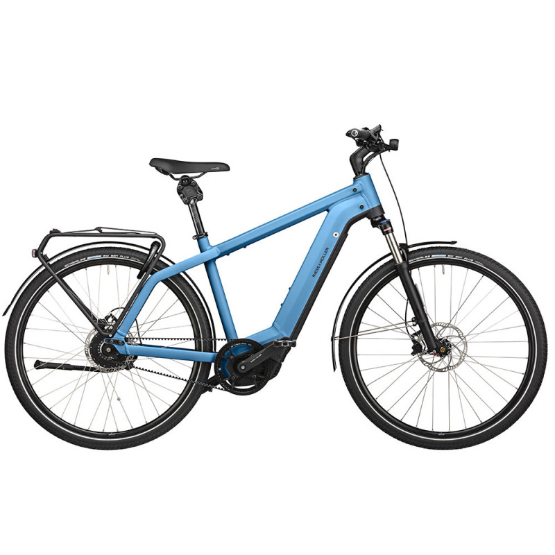VTC électrique Riese & Müller Charger 3 Vario bleu diamant