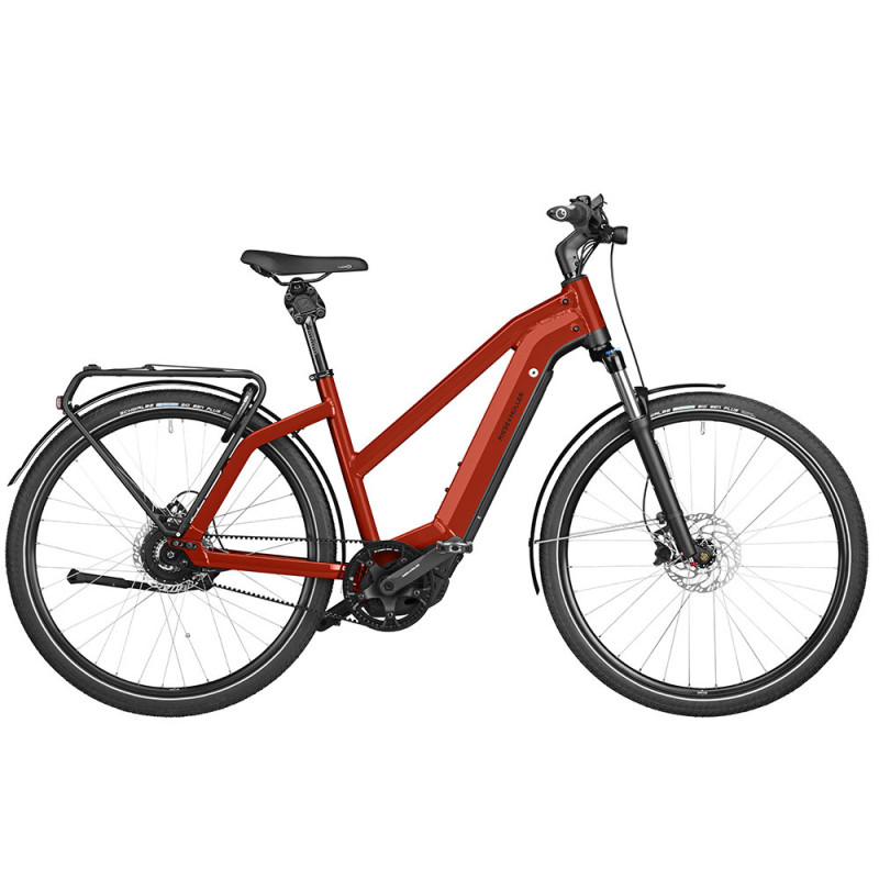 VTC électrique Riese & Müller Charger 3 Vario rouge trapèze