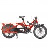 Vélo cargo électrique Tern GSD S10 LX tige de direction repliée