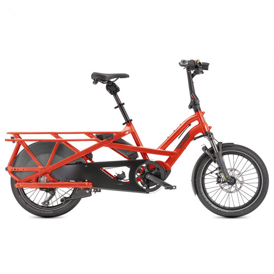 Vélo cargo électrique Tern GSD S10 LX rouge