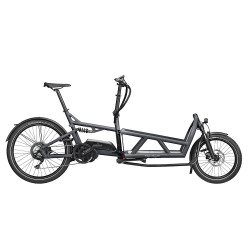 Vélo cargo électrique Riese & Müller Load 60 Touring gris foncé