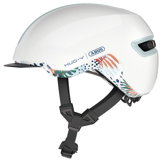 Casque vélo ville Abus Hud-Y blanc