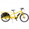 Vélo cargo électrique Yuba Electric Mundo Shimano EP8 jaune