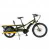 Vélo cargo électrique Yuba Spicy Curry Dual Battery + Bamboo Deck + SideBoards + Ring