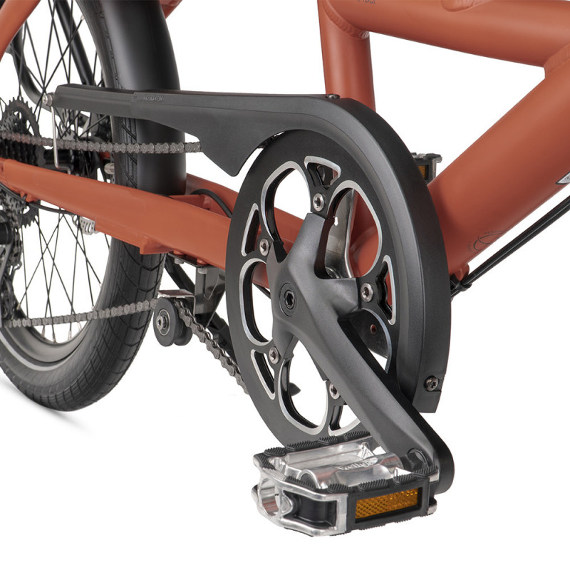 Vélo cargo Tern Short Haul D8 pédalier