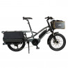 Vélo cargo électrique Yuba Fastrack option sacoche avant