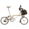 Vélo pliant Barbour x Brompton C Line Explore (6 vitesses) - Édition spéciale
