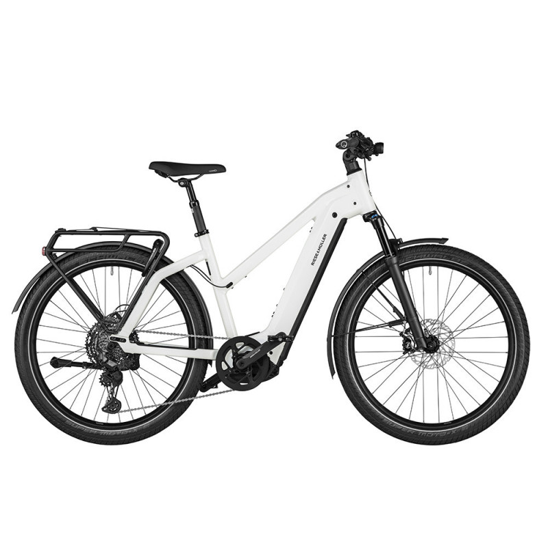 VTC électrique Riese & Müller Charger 4 Mixte GT blanc Deore XT
