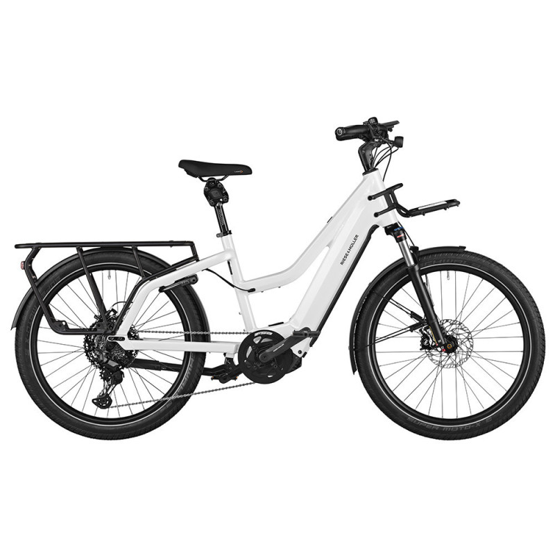 Riese & Müller Multicharger GT 750 blanc/noir trapèze Deore XT