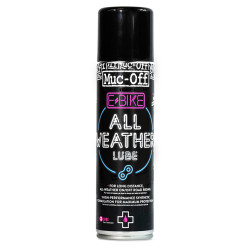 Lubrifiant chaîne VAE toutes conditions Muc-Off eBike All-Weather Lube (250 ml)