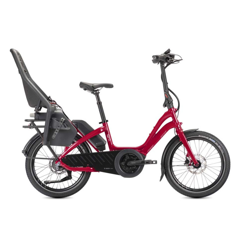 Vélo cargo électrique Tern NBD S5i porte-bagages en option