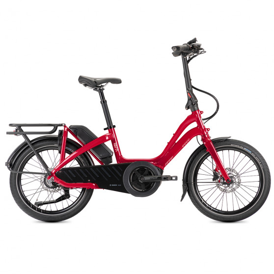 Vélo cargo électrique Tern NBD P8i rouge