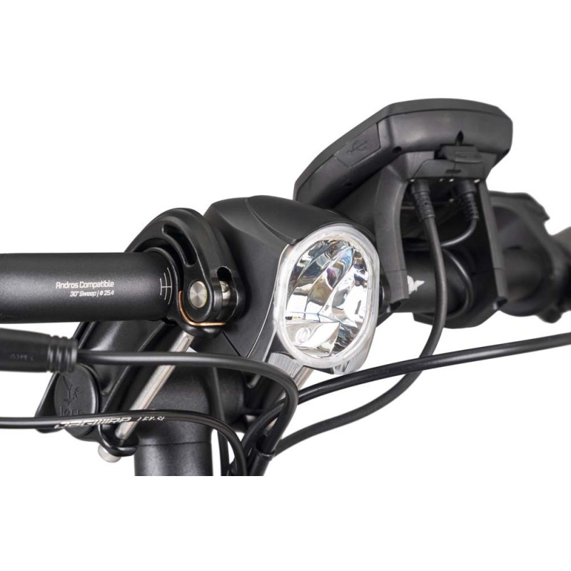 Vélo cargo électrique Tern NBD P8i phare Tern Valo Direct