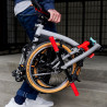 Vélo pliant Brompton X CHPT3 transport plié