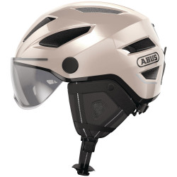 Casco Roadster Sand Casque vélo ville gris tendance avec mini visière