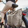 Sacoche vélo ville Basil Elegance Shopper sur porte-bagages