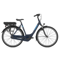 Vélo de ville électrique Gazelle Paris C7 HMB bleu foncé