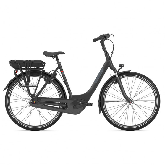 Vélo de ville électrique Gazelle Paris C7+ HMB gris