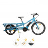 Vélo cargo électrique Yuba Spicy Curry City bleu - opération rentrée cargo