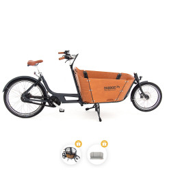 Babboe City Mountain Bois Electric Cargo Bike -Cargo Back -a -Escola Operação