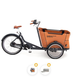 Vélo cargo électrique Babboe Curve Mountain - Rentrée cargo