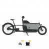 Vélo cargo électrique Carqon Cruise noir - opération rentrée cargo