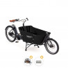 Vélo cargo électrique Babboe City Mountain bois - opération rentrée cargo