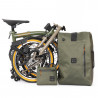 Vélo pliant Brompton x Bear Grylls C Line Explore replié