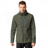 Veste de pluie vélo homme Vaude Comyou khaki