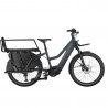 Vélo cargo électrique Riese & Müller Multicharger2 GT Family trapèze gris/noir