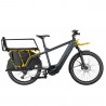 Vélo cargo électrique Riese & Müller Multicharger2 GT Family diamant gris/jaune