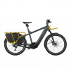 Vélo cargo électrique Riese & Müller Multicharger2 GT Touring diamant gris/jaune