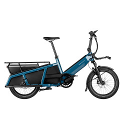 Vélo cargo électrique Riese & Müller Multitinker Vario bleu