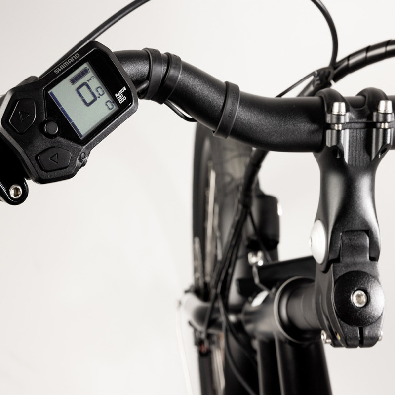 Vélo cargo électrique Yuba Kombi E6 écran LCD Shimano