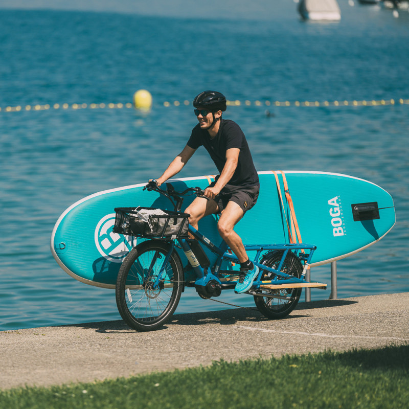Support de planche de surf Yuba Surf's Up pour vélo cargo Spicy Curry