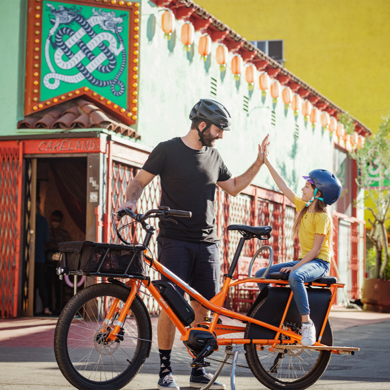 Vélo cargo électrique Yuba Kombi E5 passager enfant