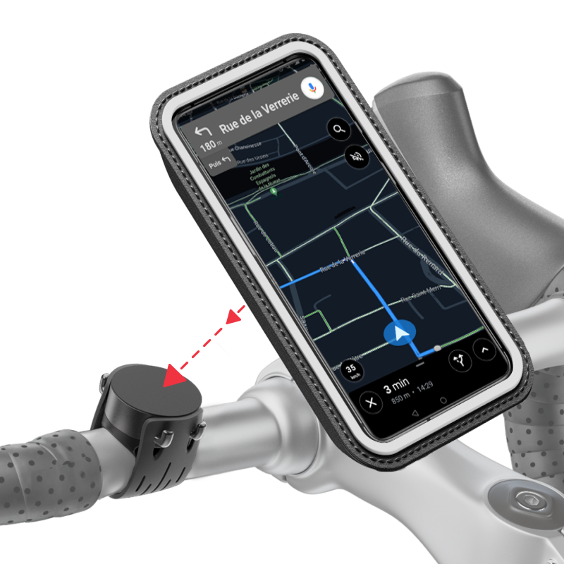 Support smartphone pour vélo de ville ☆ Petit prix