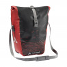 Sacoche vélo arrière Vaude Aqua Back Print Single 24L rouge/noir