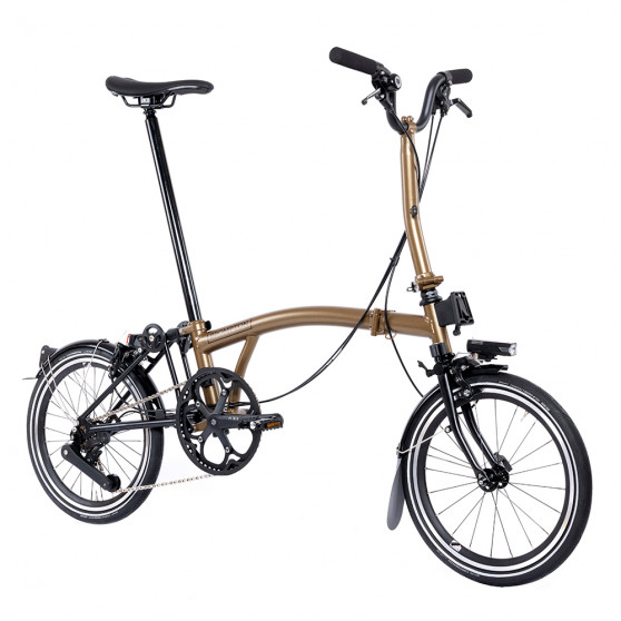 Vélo pliant Brompton P Line - Guidon M - 4 vitesses