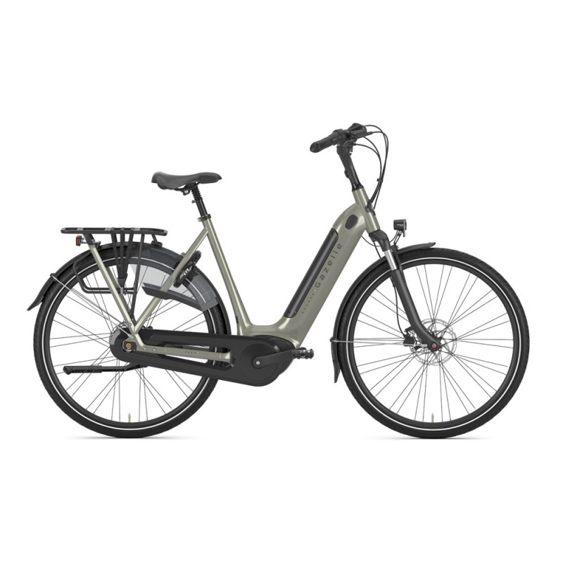 Vélo de ville électrique Gazelle Grenoble C7+ HMB wave vert