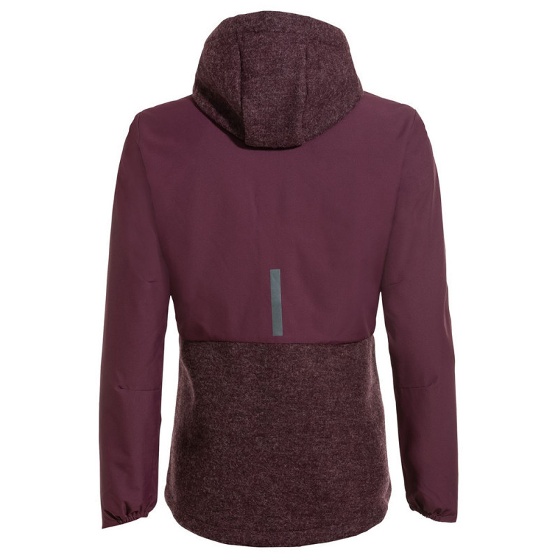 Veste vélo femme Vaude Cyclist Padded IV - cassis ou black (2022)